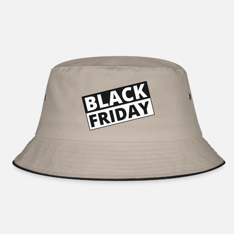 black friday - Bucket Hat - Khaki/Schwarz