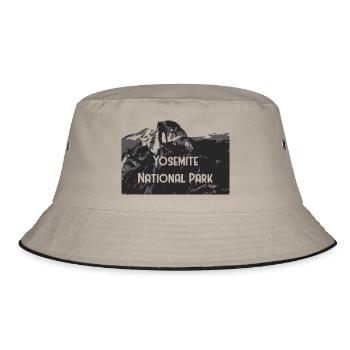 Yosemite National Park - Bucket Hat - khaki/black - Front