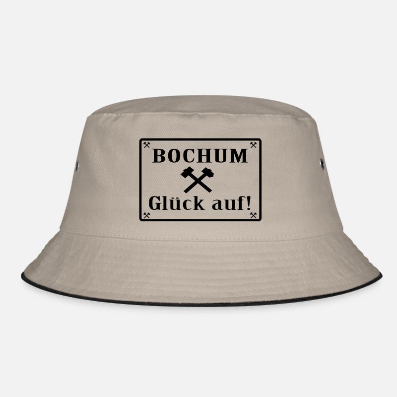Good Luck! Bochum - Bucket Hat - khaki/black
