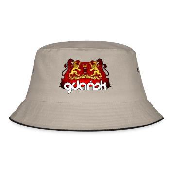 Danzig - Polen - Bucket Hat - Khaki/Schwarz - Vorne