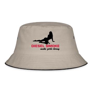 DIESEL SMOKE MAKE HORNY - Bob - kaki/noir - Devant