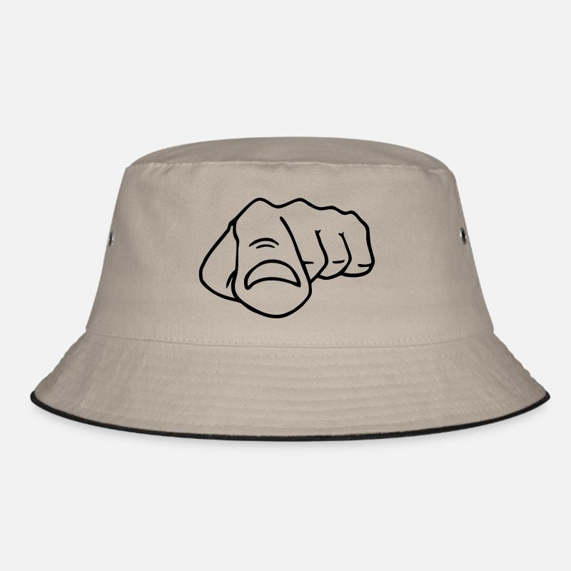 pointing finger Bucket Hat