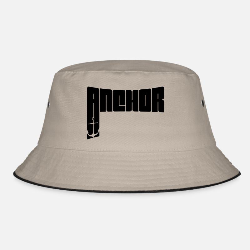 Text Anchor Crew Bucket Hat