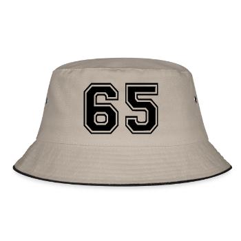 65 - Bucket Hat - khaki/black - Front