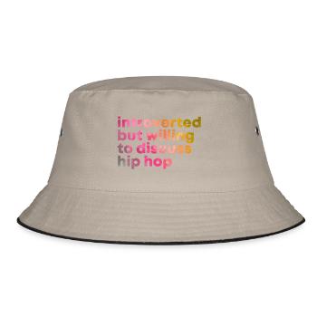 Hip Hop Hip Hop Hip Hop - Bucket Hat - khaki/black - Front