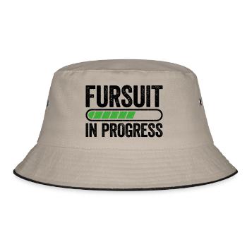 Fursuit en préparation – Le moment est bientôt venu ! - Bob - kaki/noir - Devant