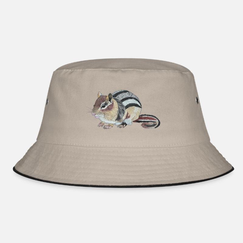 Chipmunk Chipmunk Cheek Squirrel Burunduk Bucket Hat