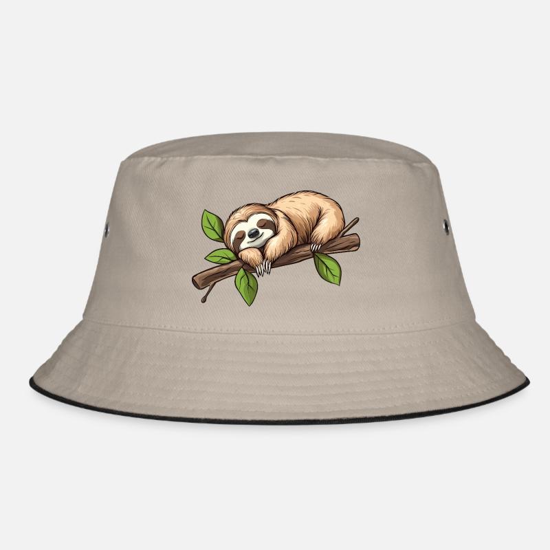 Faultier Schlafend Bucket Hat