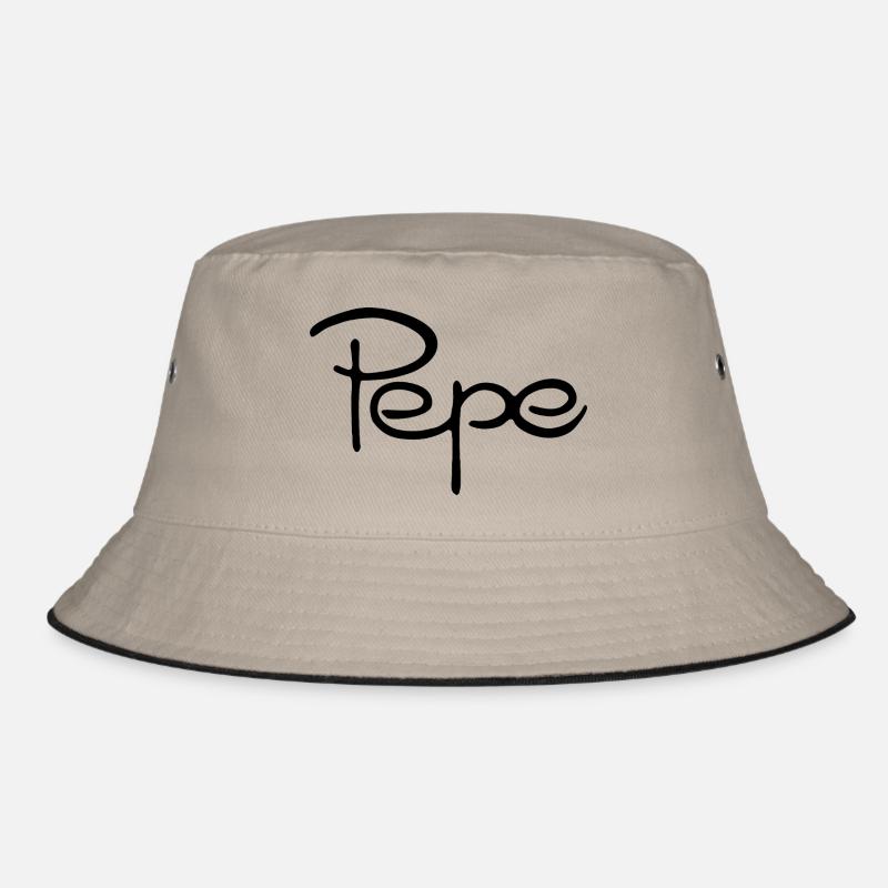 Pepe 01 - Bucket Hat - Khaki/Schwarz