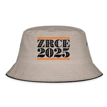 Zrce 2025 - Bucket Hat - Khaki/Schwarz - Vorne