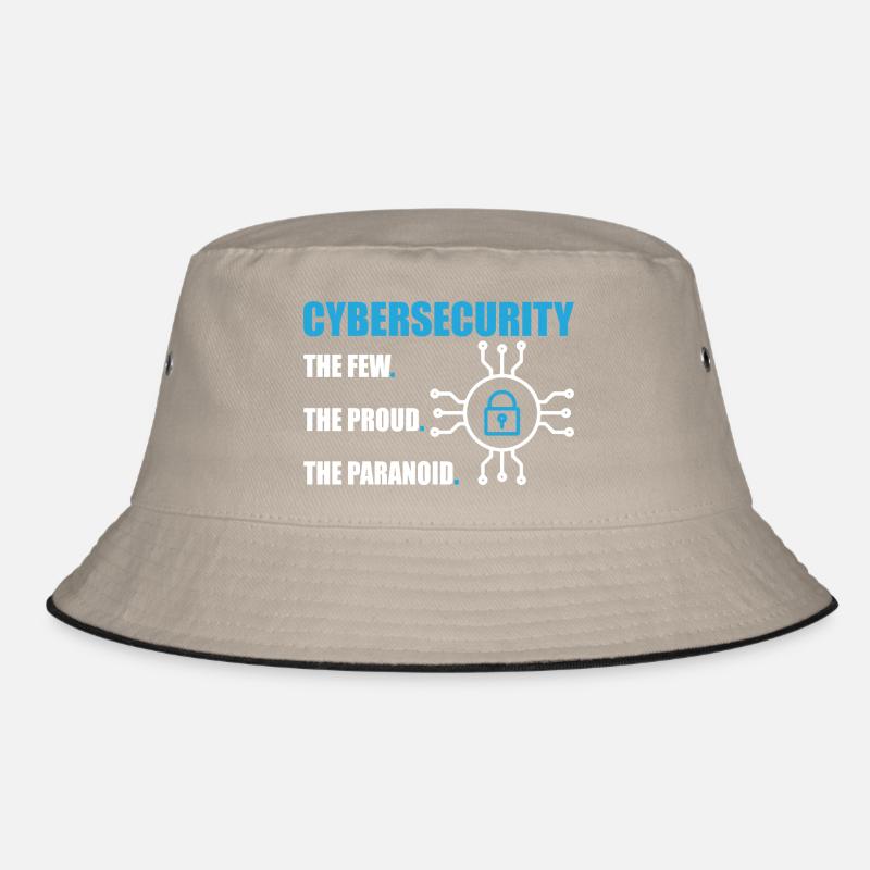 Funny Cybersecurity IT Support IT Security Network Bucket Hat