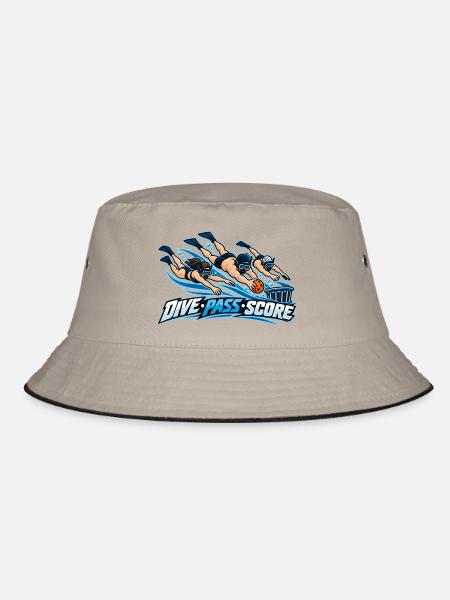 Dive Pass Score Wassersport Action - Bucket Hat - Khaki/Schwarz