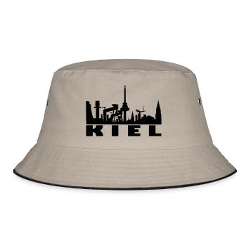 skyline keel - Bucket Hat - khaki/black - Front