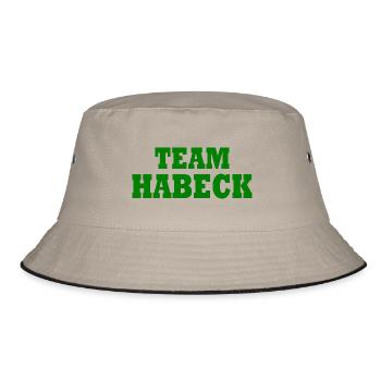 Team habeck - Bucket Hat - Khaki/Schwarz - Vorne
