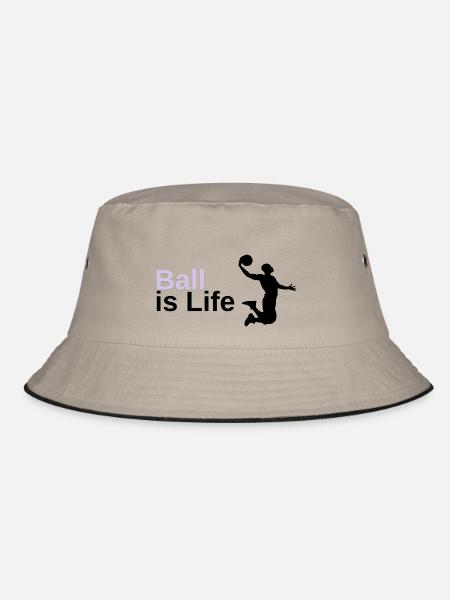 basketball - Swish - Bucket Hat - Khaki/Schwarz