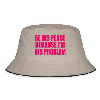 be his peace because im his problem - Bob - kaki/noir - Devant