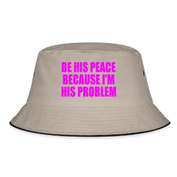 be his peace because im his problem - Bob - kaki/noir - Devant