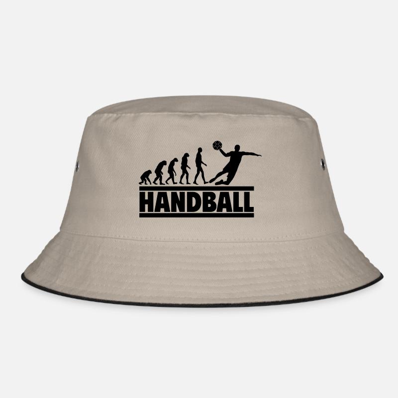 Evolution zum Handballer,handball Bucket Hat