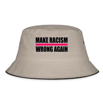 make racism wrong again - Bob - kaki/noir - Devant