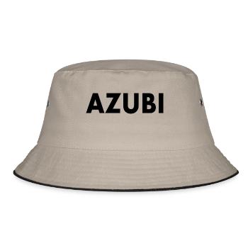Azubi - Bucket Hat - Khaki/Schwarz - Vorne