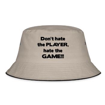 game player - Bucket Hat - khaki/black - Front
