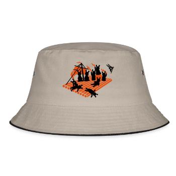 Floß der Medusa / medusas raft (2c) - Bucket Hat - khaki/black - Front