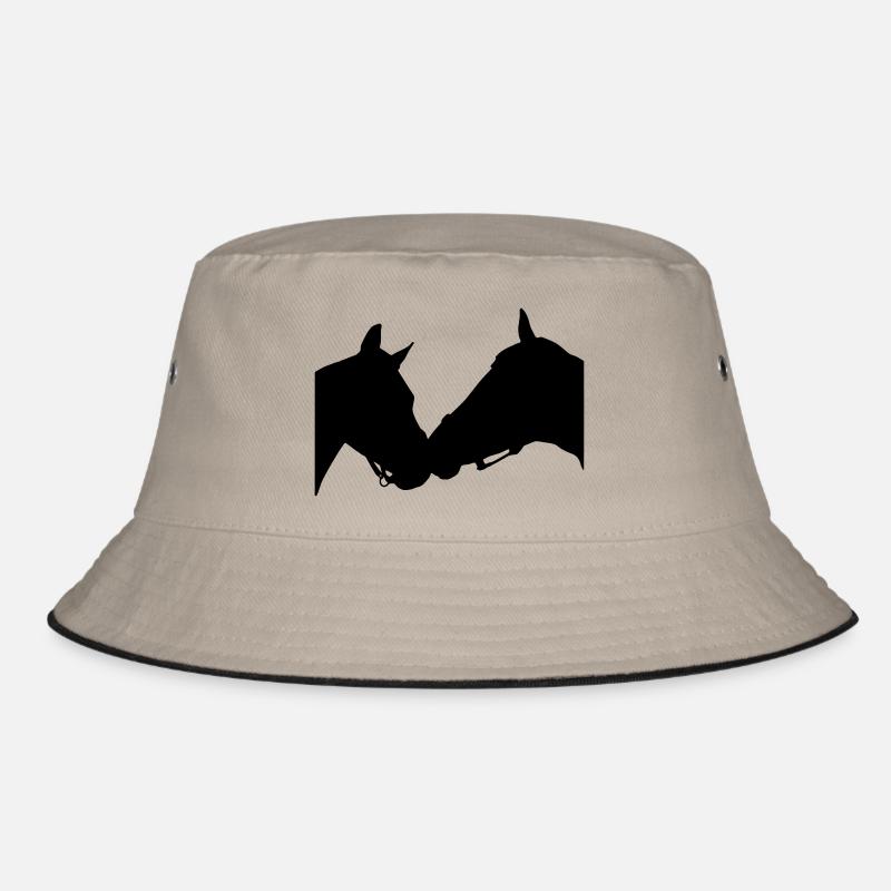 Pferde Silhouette Bucket Hat