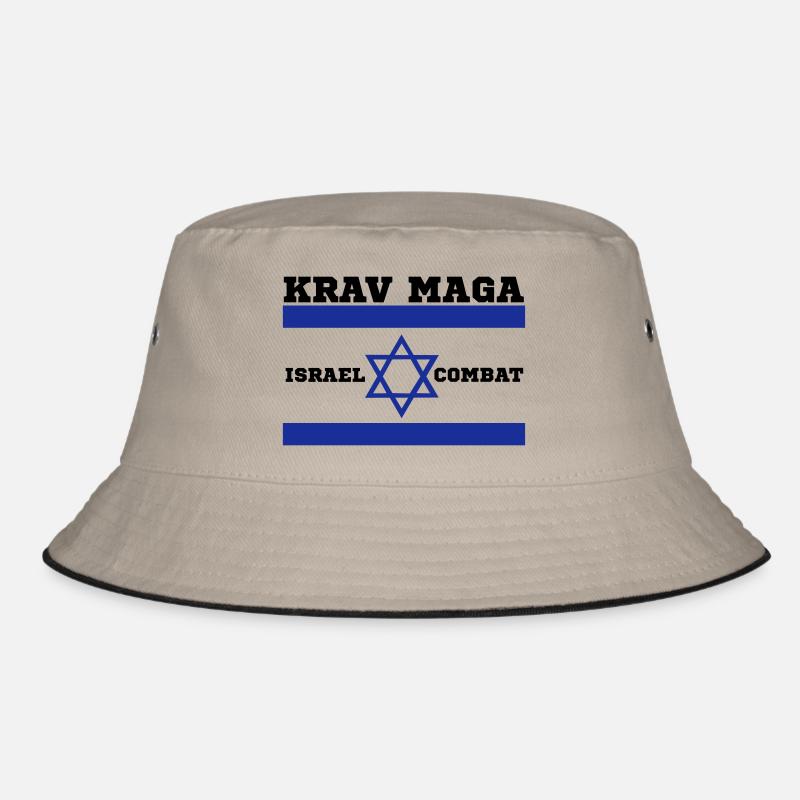 Krav Maga - Bucket Hat - Khaki/Schwarz