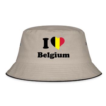 I love Belgium - J'aime la Belgique - Bob - kaki/noir - Devant