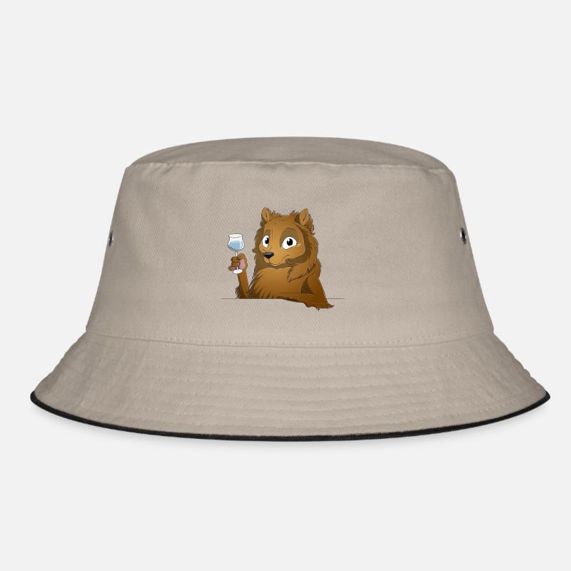 Trinkender oder treibender Spitz Bucket Hat