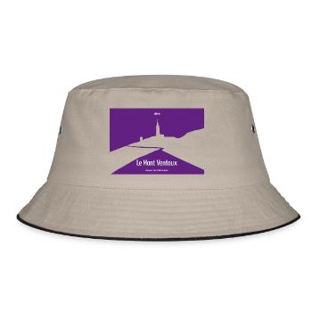 Le Mont Ventoux - Bucket Hat - Khaki/Schwarz - Vorne