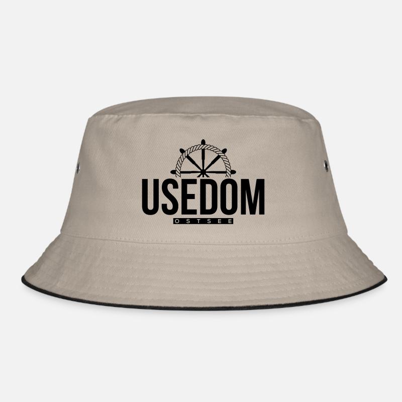 Usedom - Bucket Hat - Khaki/Schwarz