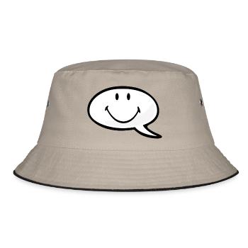 Smiley Speech Bubble - Bob - kaki/noir - Devant
