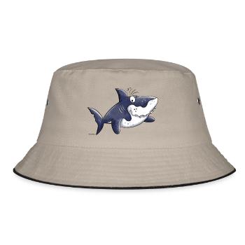 Requin comique - Bob - kaki/noir - Devant
