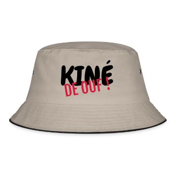 Krankengymnast / Krankengymnastin / Physio / - Bucket Hat - Khaki/Schwarz - Vorne