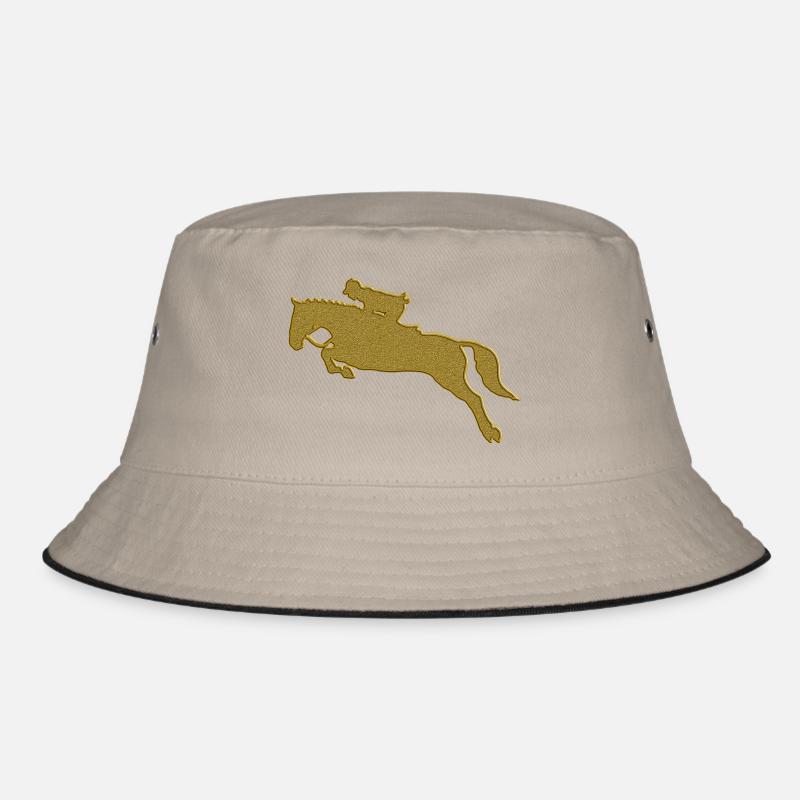 Gold Reiten Bucket Hat
