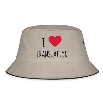 traducteur / traduction / traductrice / traduire - Bob - kaki/noir - Devant