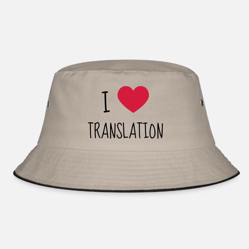 Translator Übersetzer Traducteur Translation Bucket Hat
