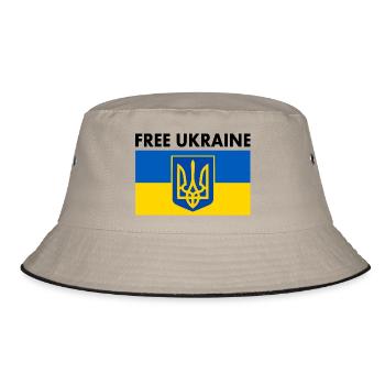 Free ukraine - Bob - kaki/noir - Devant