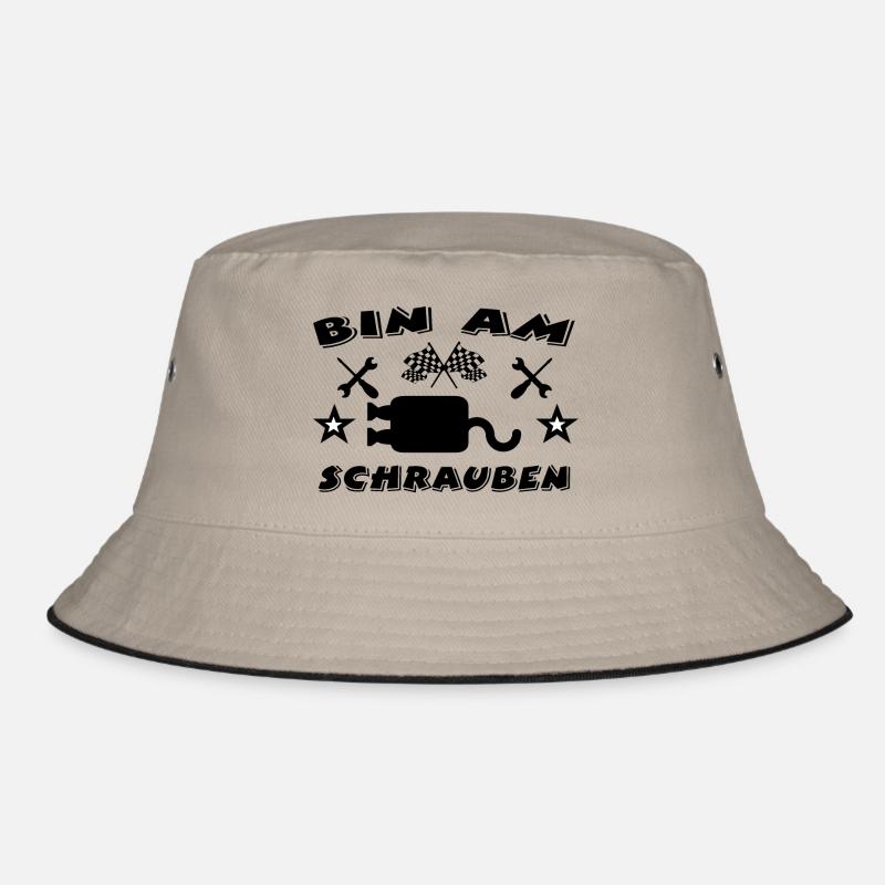 Auto - Bucket Hat - Khaki/Schwarz