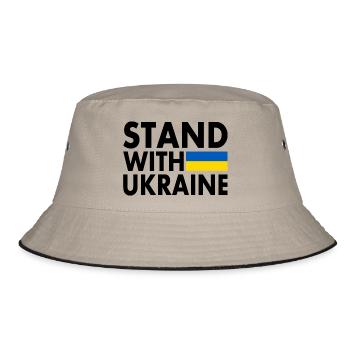 stand with ukraine - Bob - kaki/noir - Devant