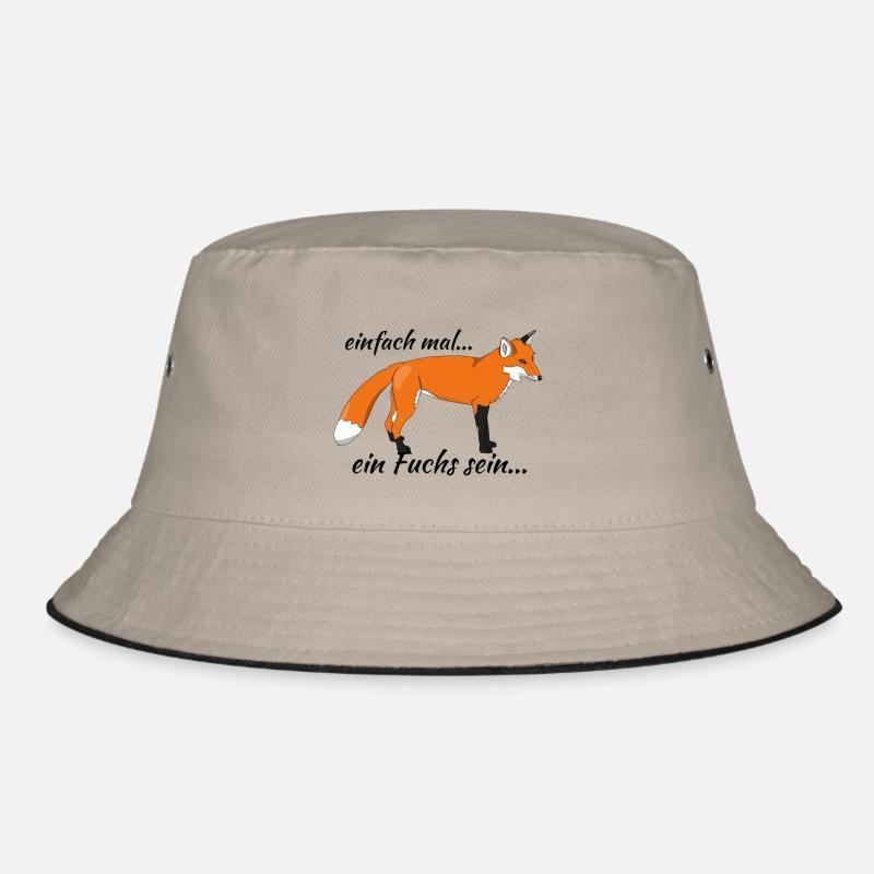 Fuchs "einfach mal ein Fuchs sein..." Bucket Hat