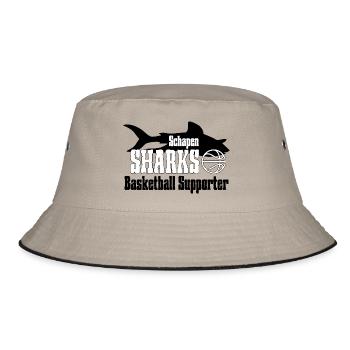 Sharks Supporter - Bucket Hat - khaki/black - Front
