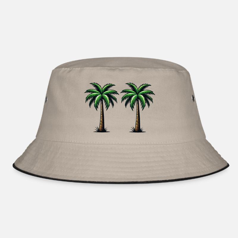 Palm trees Bucket Hat
