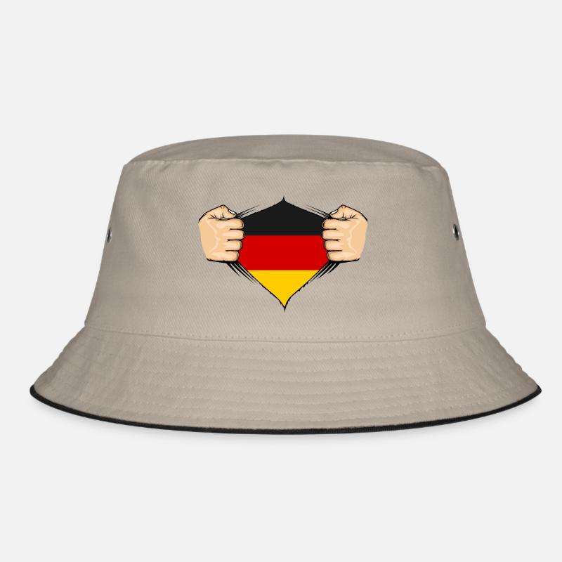 Deutschland Flagge Design Bucket Hat