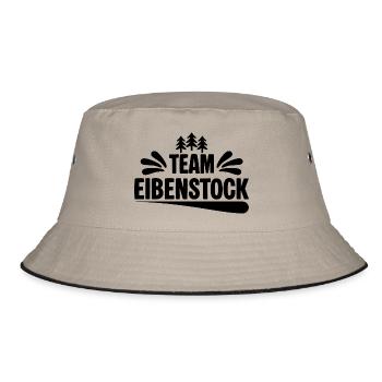Team Eibenstock - Bucket Hat - Khaki/Schwarz - Vorne