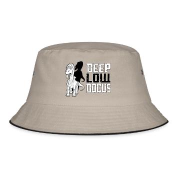 Dinosaur T-Shirt for Healthy People - Bucket Hat - khaki/black - Front