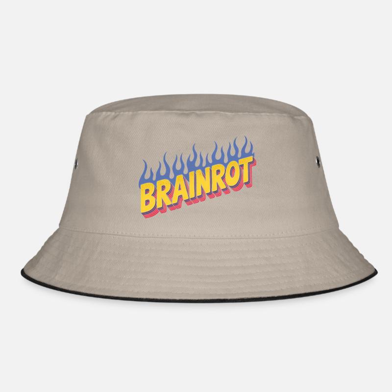 Brainrot - Funny Memes Bucket Hat