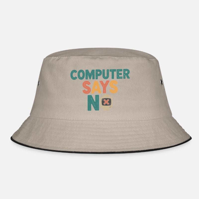 Retro Computer sagt Nein Bucket Hat