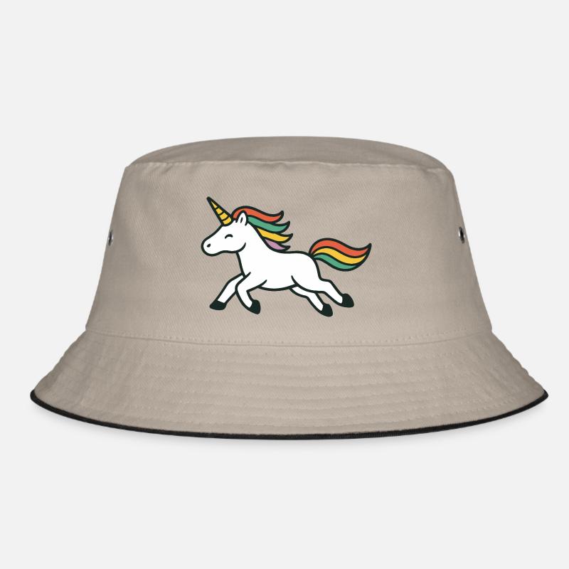Licorne Joyeuse avec Art de crinière colorée Bob